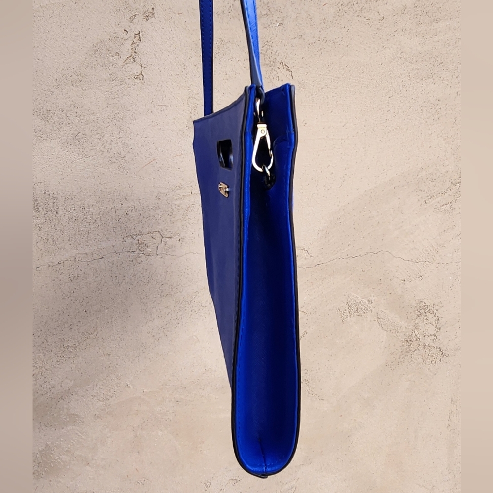 Michael Kors Tilda Convertible Clutch / Shoulder Bag – Rare Electric Blue - Picture 3 of 12